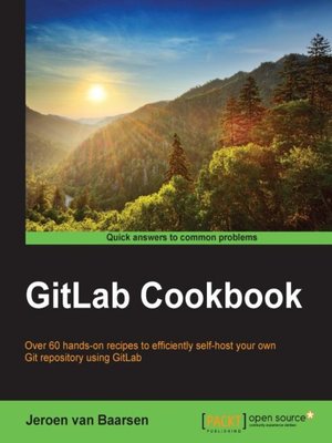 cover image of GitLab Cookbook